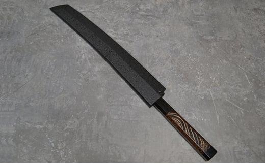 青木刃物製作所「銀三先丸正夫」斬月 ヌリサヤピン付き 300mm