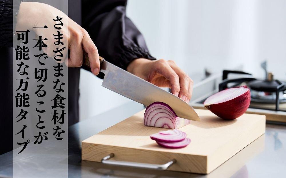 にちにち道具 樫の柄の包丁 三徳包丁 05071615