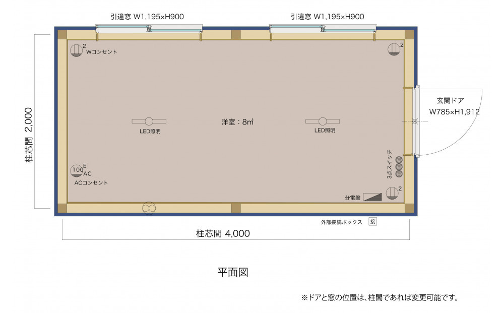 簡単設置の本格木造ユニット レブユニット「デミック」4型