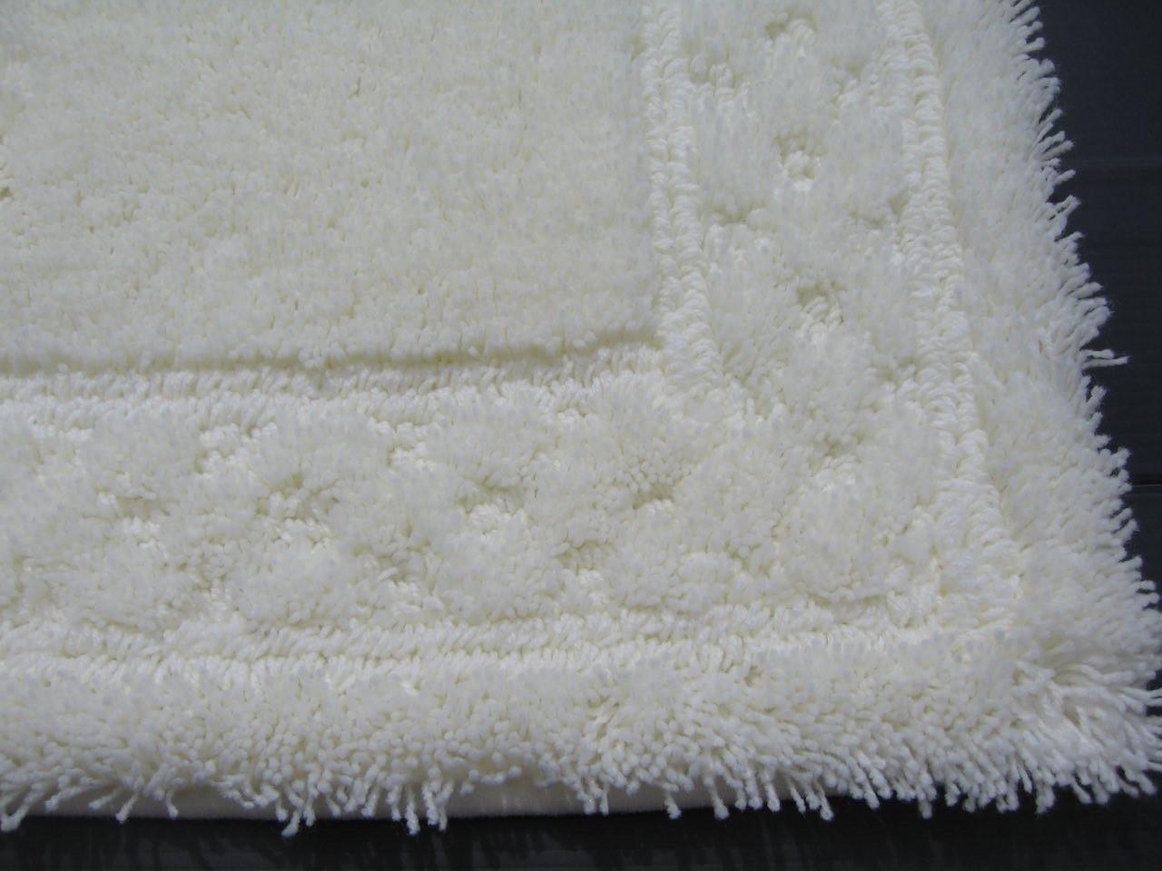 【ホワイト】ボルガバスマット大 約50cm×約70cm