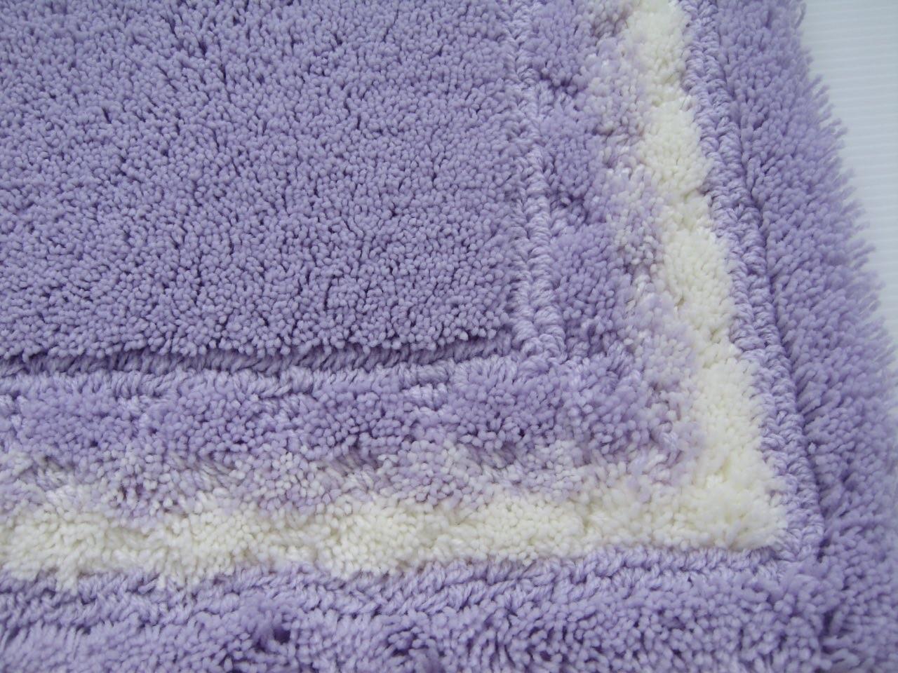 【ラベンダー】ボルガバスマット大 約50cm×約70cm