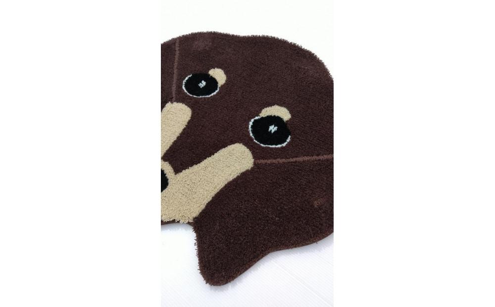 ダックスフンドラグマット約52cm×約60cm