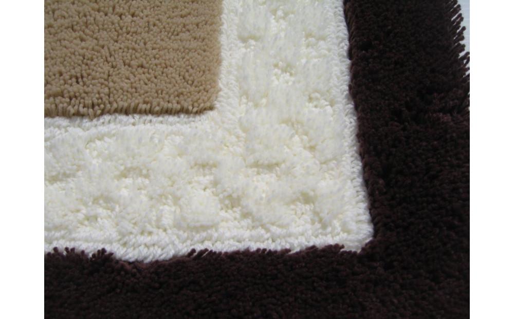 【ベージュ,ホワイト,ブラウン】ボルガキッチンマット大 約45cm×約240cm