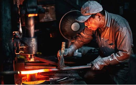 青木刃物製作所「銀三先丸正夫」斬月 ヌリサヤピン付き 300mm