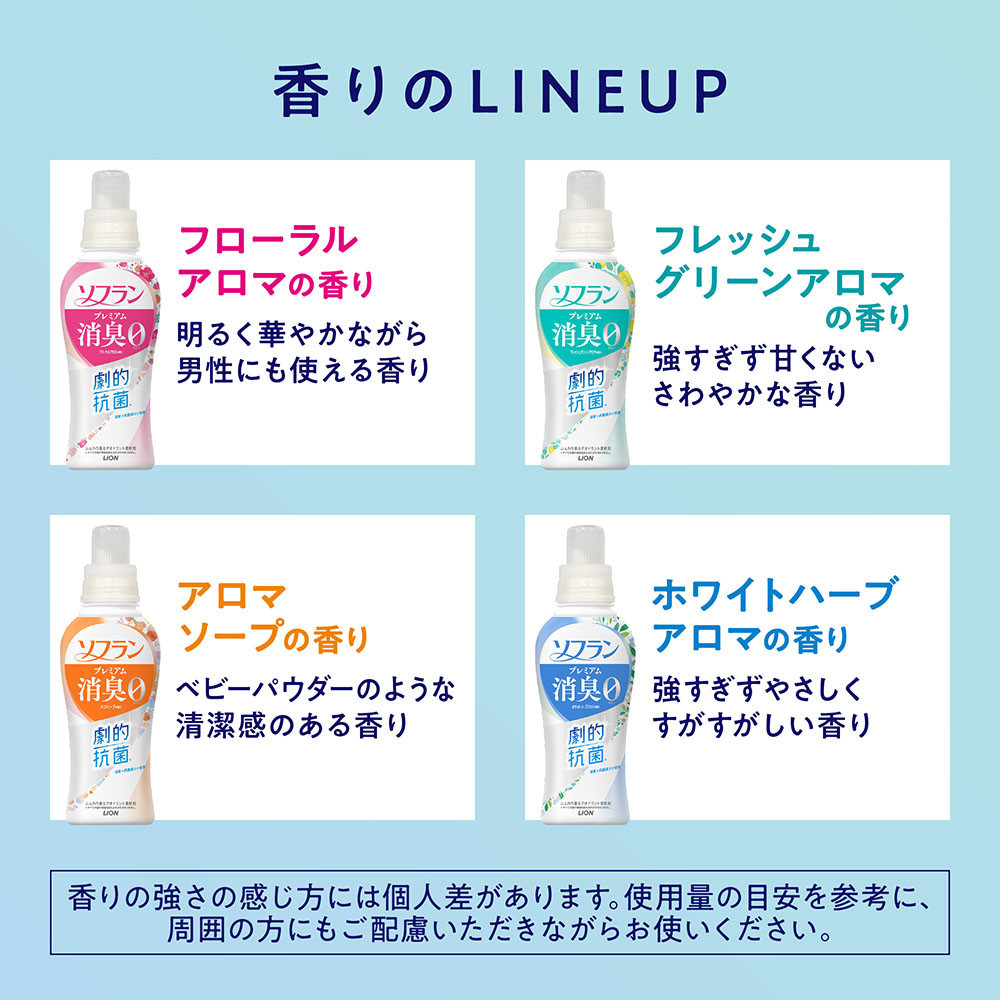 ソフランPS　フレッシュグリーンアロマの香り　つめかえ用特大　950ml×6【ライオン 柔軟剤  詰め替え セット 人気 おすすめ 衣類用 日用品 消耗品 通販 送料無料 ふるさと納税 大阪 堺市】