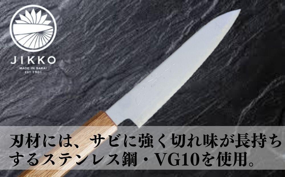 にちにち道具 樫の柄の包丁 ペティナイフ 05071614