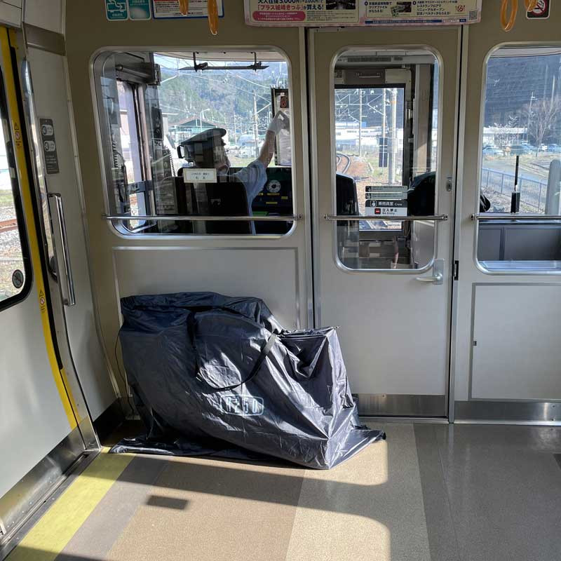 R250 超軽量横型輪行袋  チャコールグレー