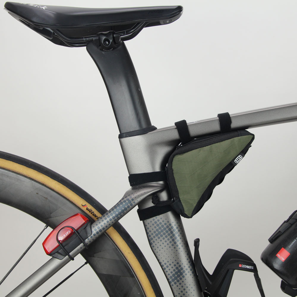 R250 ブロンプトン用 フレームインナーバッグ  カーキ アーガイルリップストップ