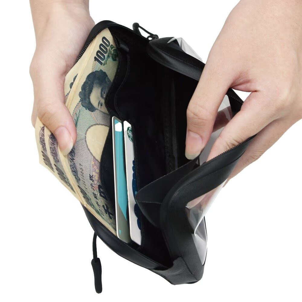 R250 防水スマートウォレットクリア SL ブラック