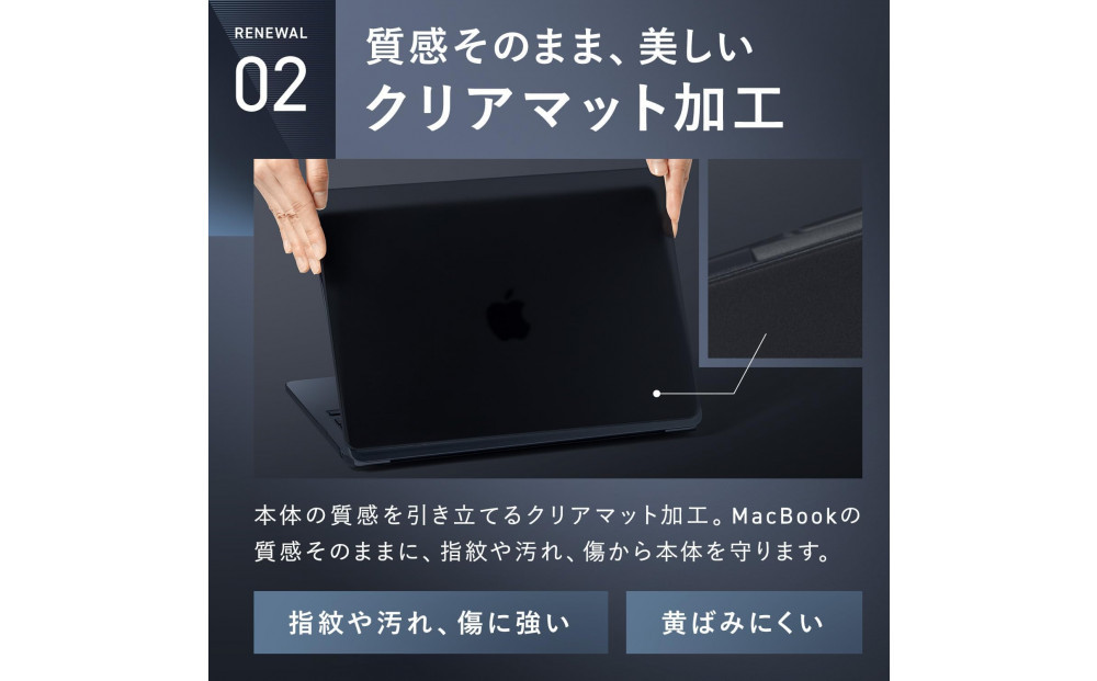 【堺市企画】Macbook カバー Pro16inch スペースブラック HOGOTECH