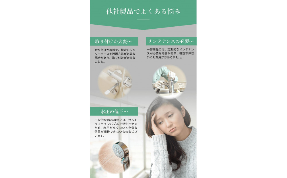 アクアビュルジェネレータ　インライン３　AQUA BULLE