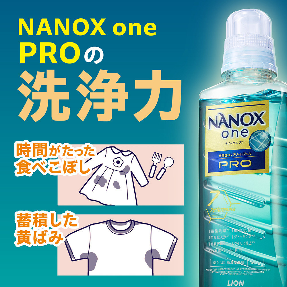 ライオン「NANOXonePRO」1070g×6袋 つめかえ用超特大