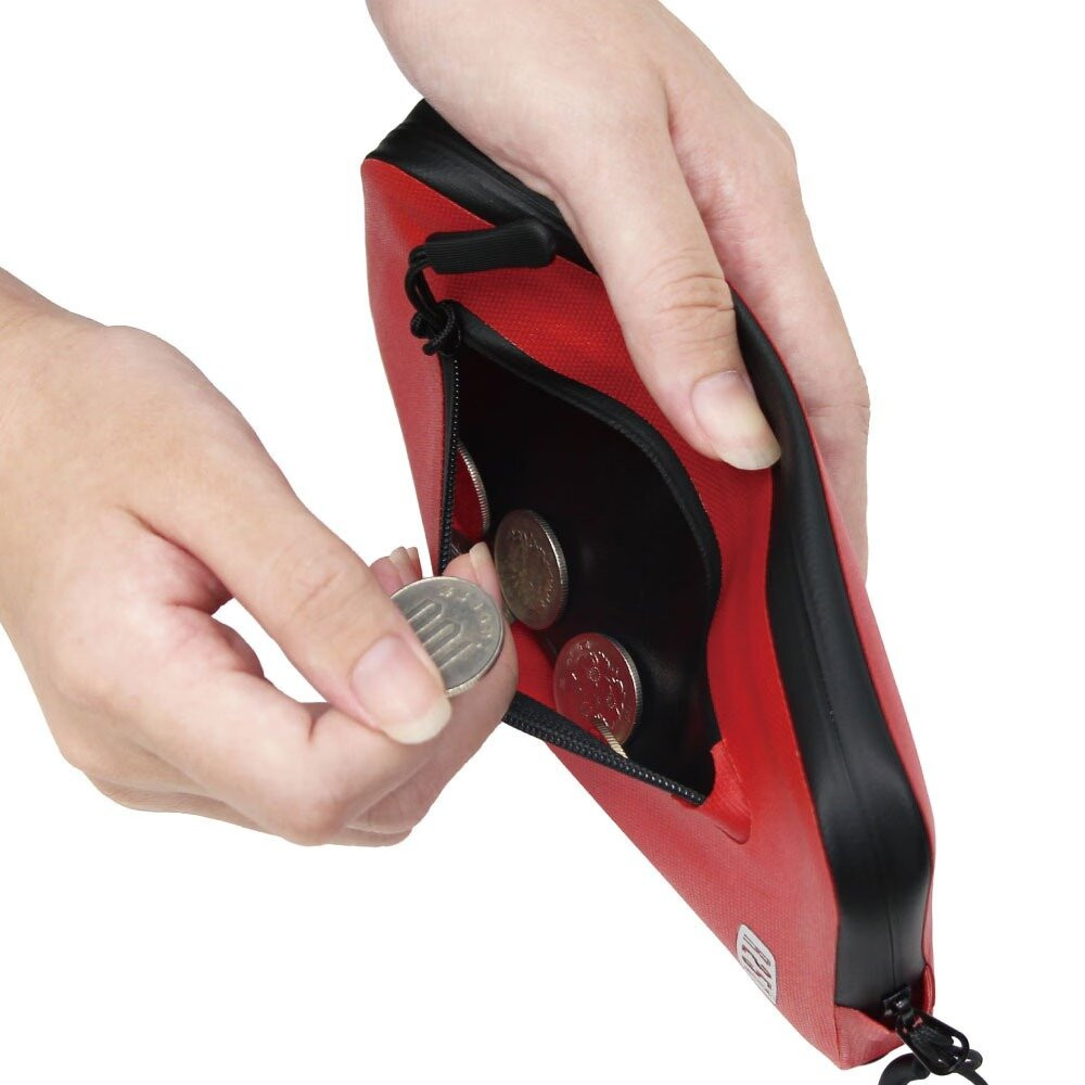 R250 防水スマートウォレットクリア SL  レッド