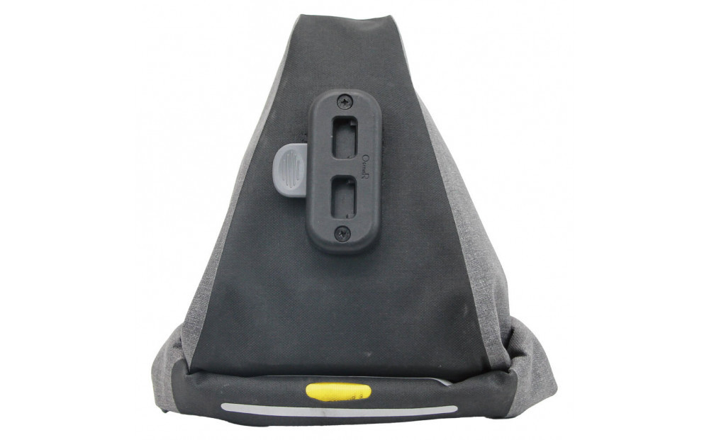 OsmaR250 防水サドルバッグスモール  グレー/ブラック