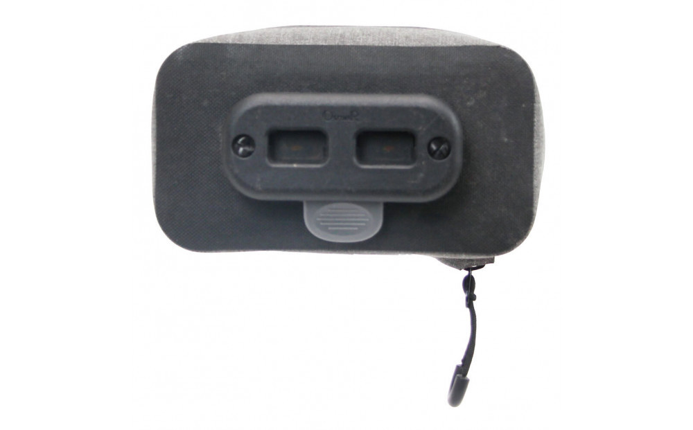 OsmaR250 防水サドルバッグミニ  グレー/ブラック