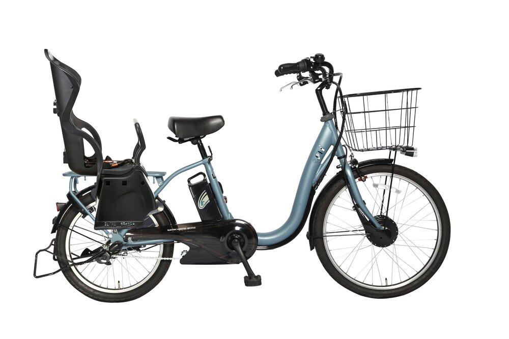 【100％完成納品】PELTECH（ペルテック）後チャイルドシート付子供乗せ適用電動アシスト自転車 前24/後20内装3段 TDH-408L-CH【ブルー】