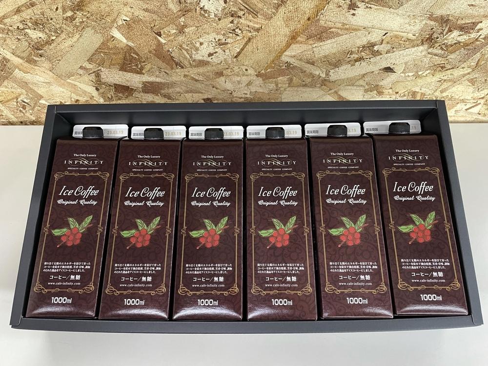 INFINITY アイスコーヒー 無糖 12本セット