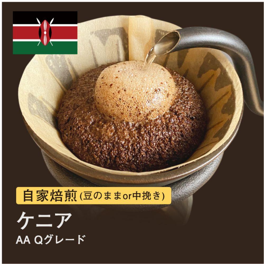 【豆】#013 ケニア AA Qグレード コーヒー豆 310g 当日焙煎 大山珈琲