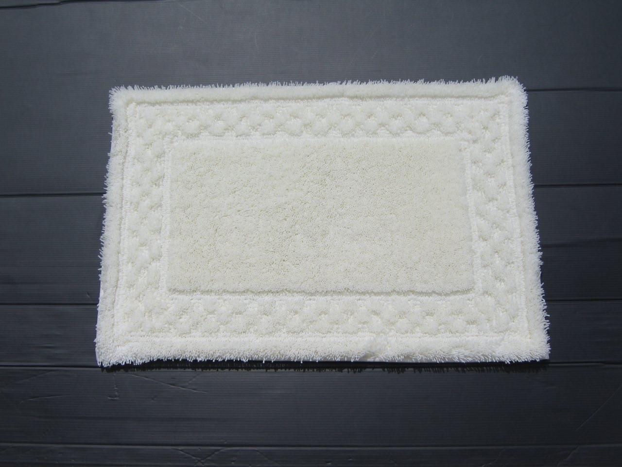 【ホワイト】ボルガバスマット小 約40cm×約60cm