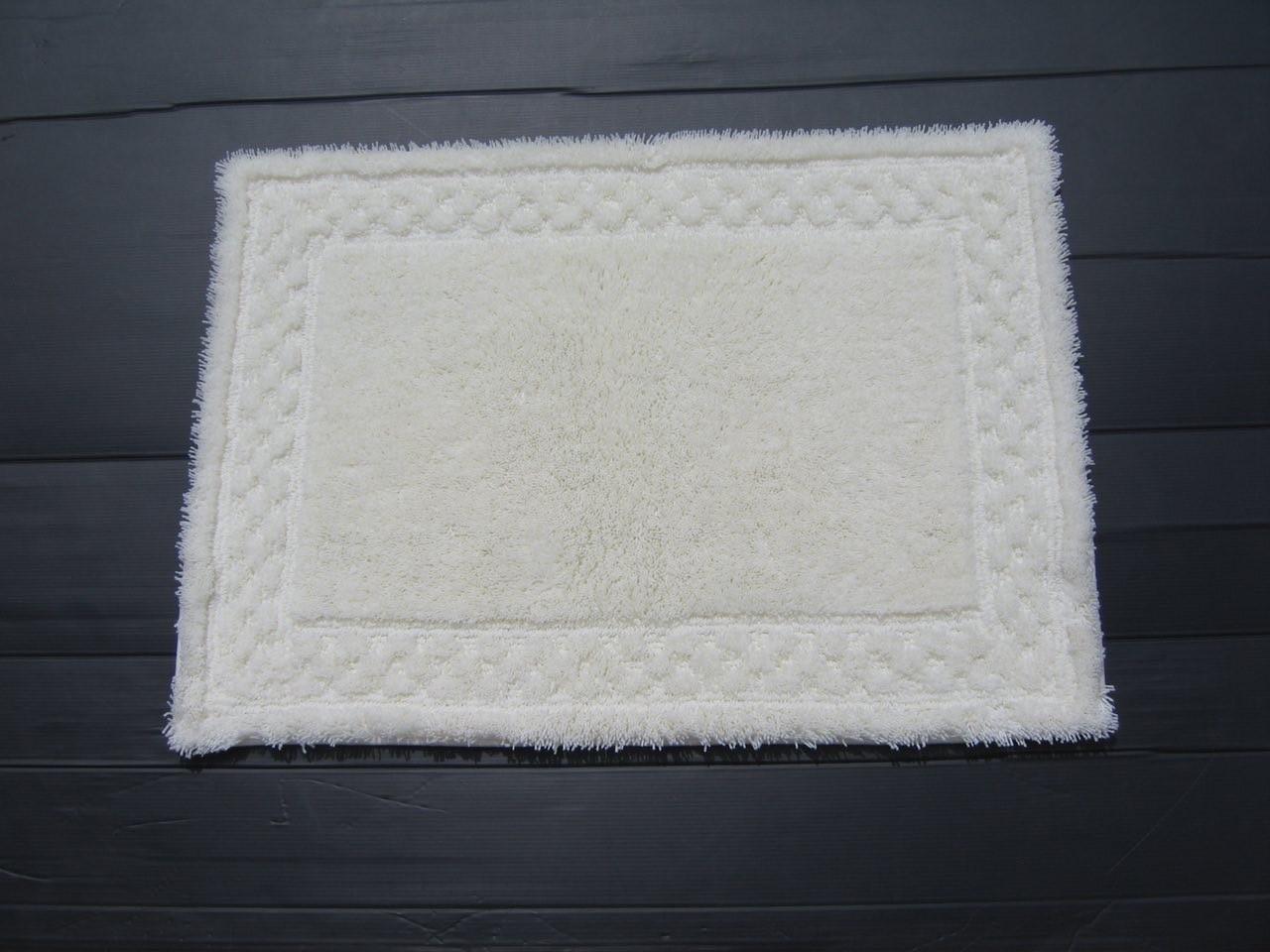【ホワイト】ボルガバスマット大 約50cm×約70cm