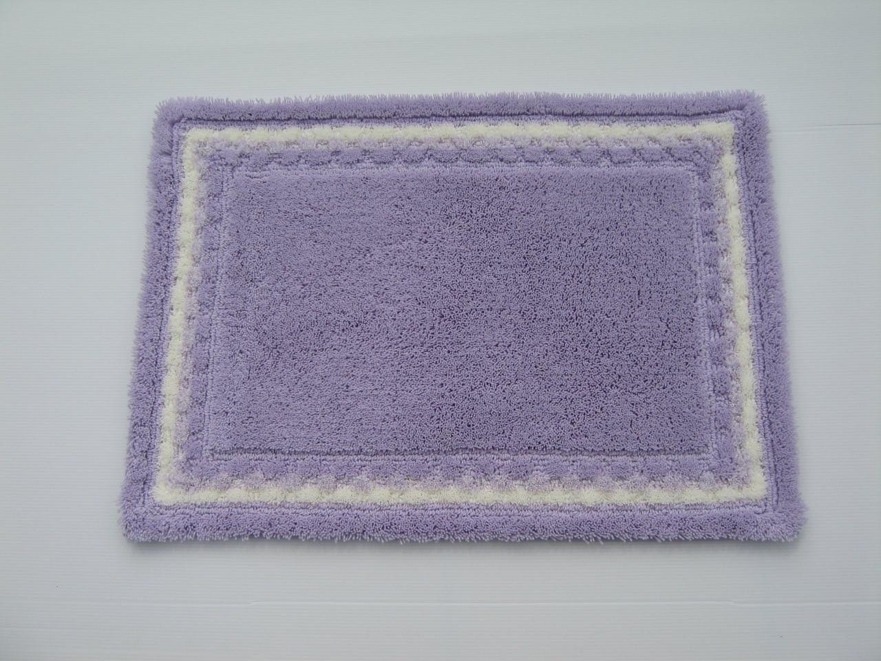 【ラベンダー】ボルガバスマット大 約50cm×約70cm
