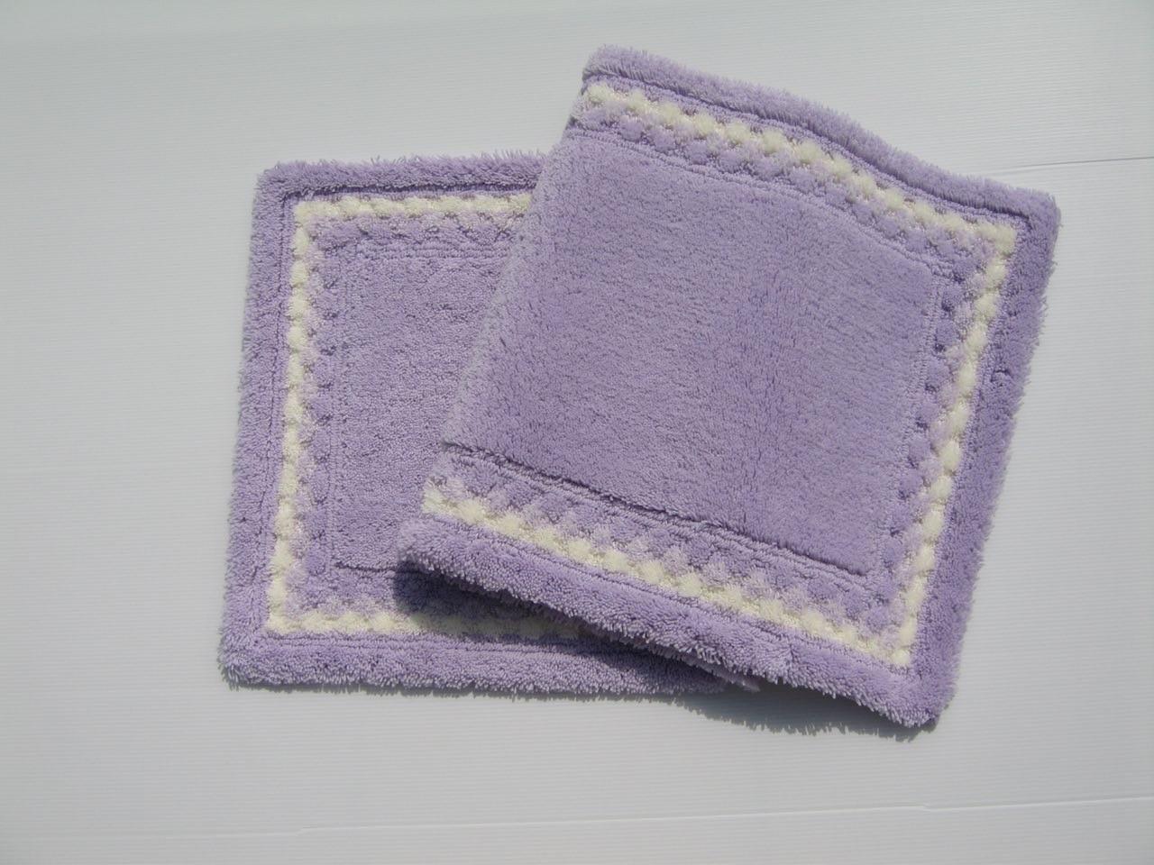 【ラベンダー】ボルガキッチンマット小 約45cm×約120cm