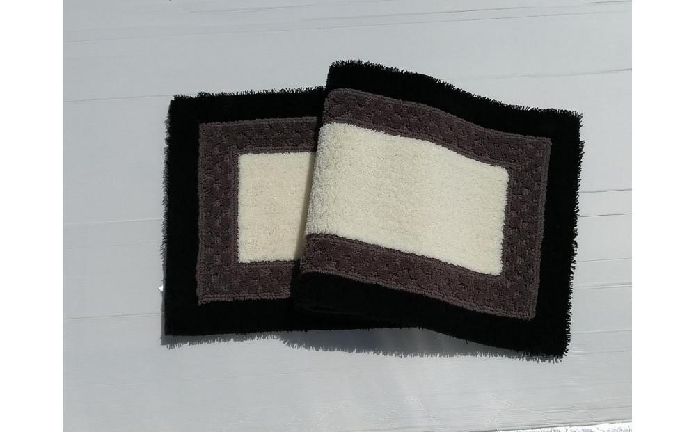 【ホワイト,グレー,ブラック】ボルガキッチンマット小 約45cm×約120cm