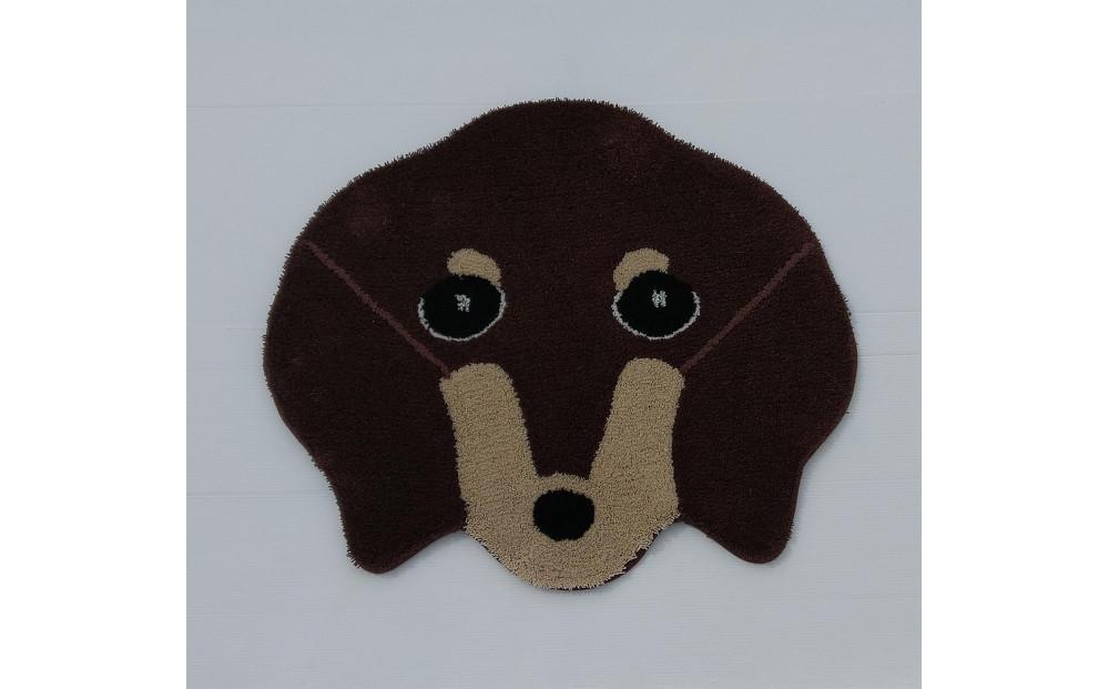 ダックスフンドラグマット約52cm×約60cm