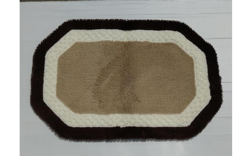 【ベージュ,ホワイト,ブラウン】ボルガ玄関マット約60cm×約90cm