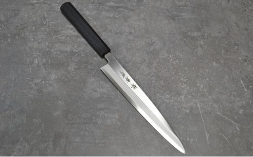 青木刃物製作所「なないろ」正夫 乾漆墨黒 210mm