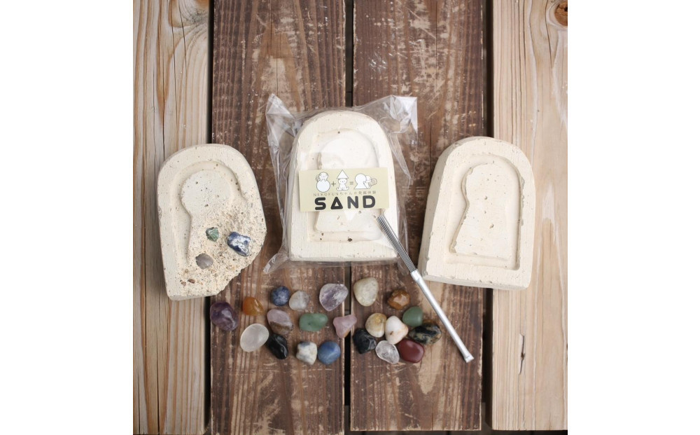 遺跡発掘体験ごっこセット 古墳サンド3つ入り