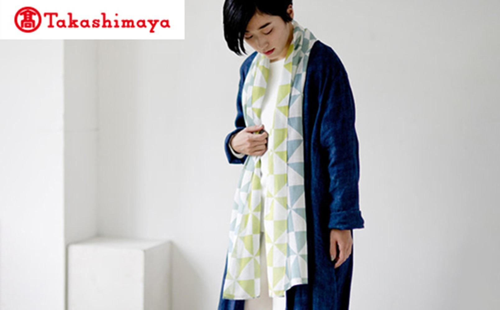 高島屋　ストール１点 「風光る」〈高島屋選定品〉