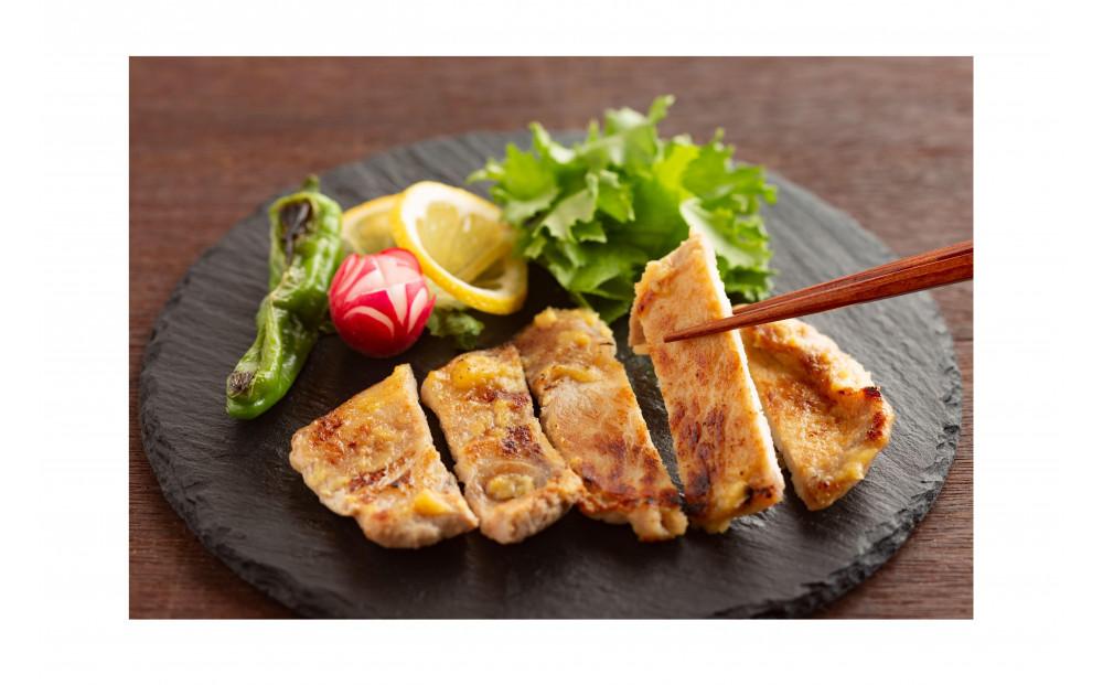 料理屋まえかわ　前川浩一監修　国産豚肉の西京味噌たれ漬100g×8（わさび付）