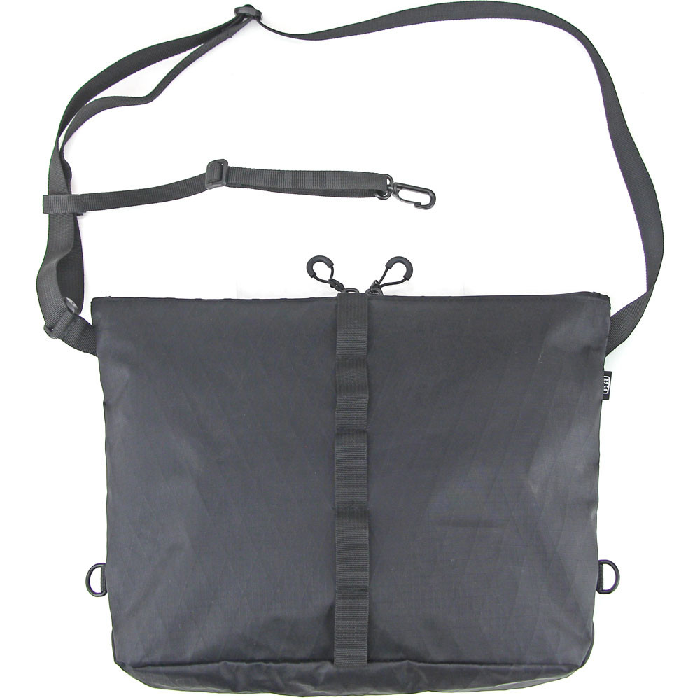 R250 サコッシュ3 ファスナー付き  アーガイルリップストップ  カラー:ブラック