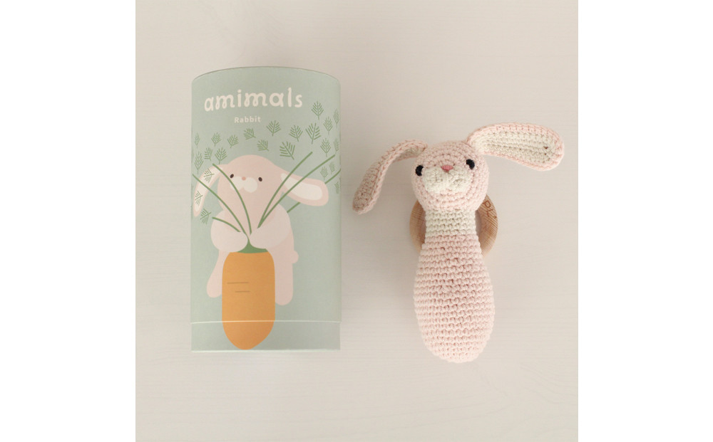 HOPPL（ホップル）amimals（アミマルズ） ラトル Rabbit