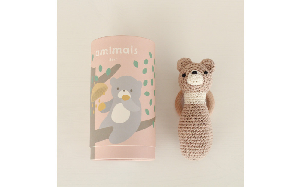 HOPPL（ホップル）amimals（アミマルズ） ラトル Bear
