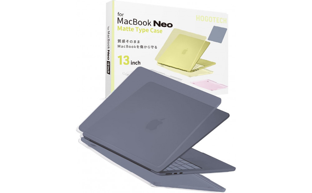 【堺市企画】Macbook カバー Neo13inch インディゴ HOGOTECH