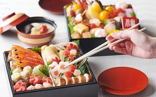 【23-04-3】音羽謹製 おせち料理「喜」 冷蔵 ３人様 個別用 和風 正月　2026年新春（北海道、沖縄、離島は除く）