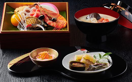 【23-02-1】音羽謹製 おせち料理「竹」 冷蔵 3人様 和風 正月　2026年新春（北海道、沖縄、離島は除く）