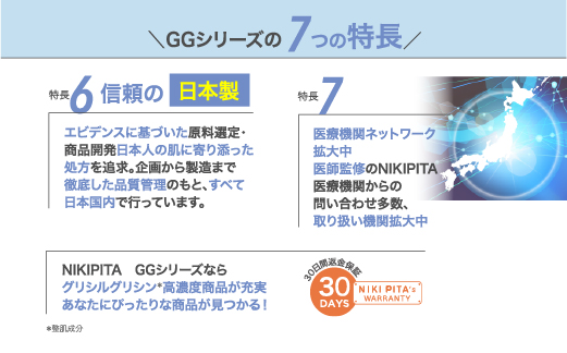 【78-03】薬用 GG 角質クリアケアジェル　NIKIPITA（ニキピタ）