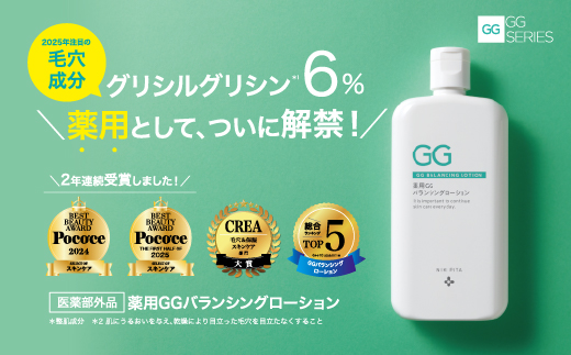 【78-02】薬用 GG バランシングローション　NIKIPITA（ニキピタ）