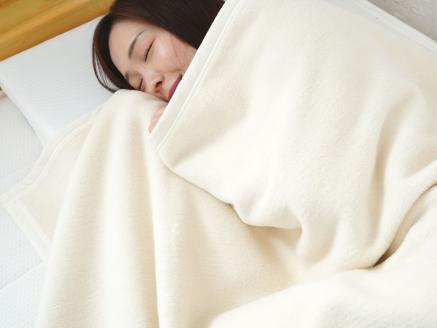 綿100% シングルサイズ毛布(オーガニック綿使用) 毛布の町泉大津市産 [3027]