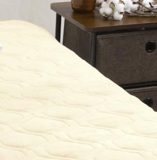 ROMANCE 洗える メリノウール 敷きパッド【セミダブル】ベージュ 80674403｜快適な寝心地 天然素材 メリノウール100% 保湿性 吸湿性 洗える [4426]