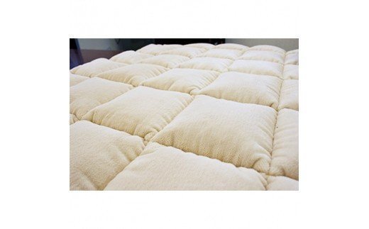 ダイアナ敷き布団 シングル(中綿・英国羊毛100%/表面・綿100%ボア) [0012]