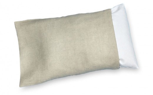 近江の麻そばがら枕 大 麻枕カバー2枚付き [0352]