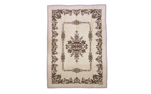 毛布の町泉大津市産・カシミヤ20%入りウール毛布(ブラウン) シングルサイズ N-KK20 [0529]