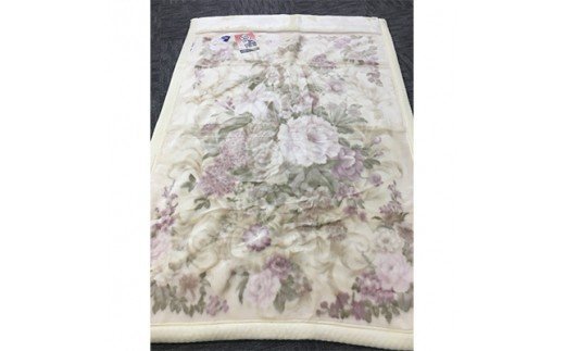 C.R.P加工毛布 2枚合わせマイヤー毛布 シングルサイズ ピンク 1枚 21508柄 [0616]