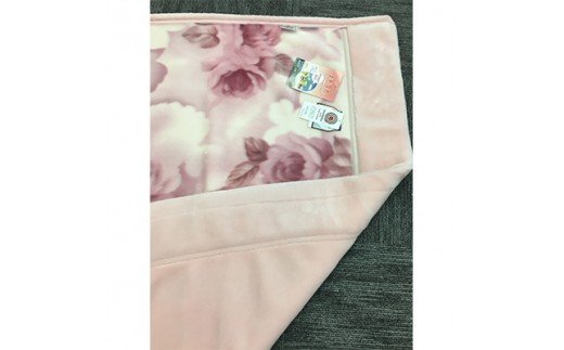 C.R.P加工毛布 2枚合わせマイヤー毛布 シングルサイズ ピンク 1枚 21027柄 [0618]