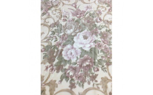 C.R.P加工毛布 マイヤー毛布 シングルサイズ ピンク 1枚 11808柄 [0620]