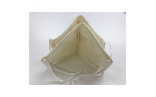 大津毛織 洗って使える 立体マスク 2枚組 綿100%ガーゼ 4層立体構造 [0689]